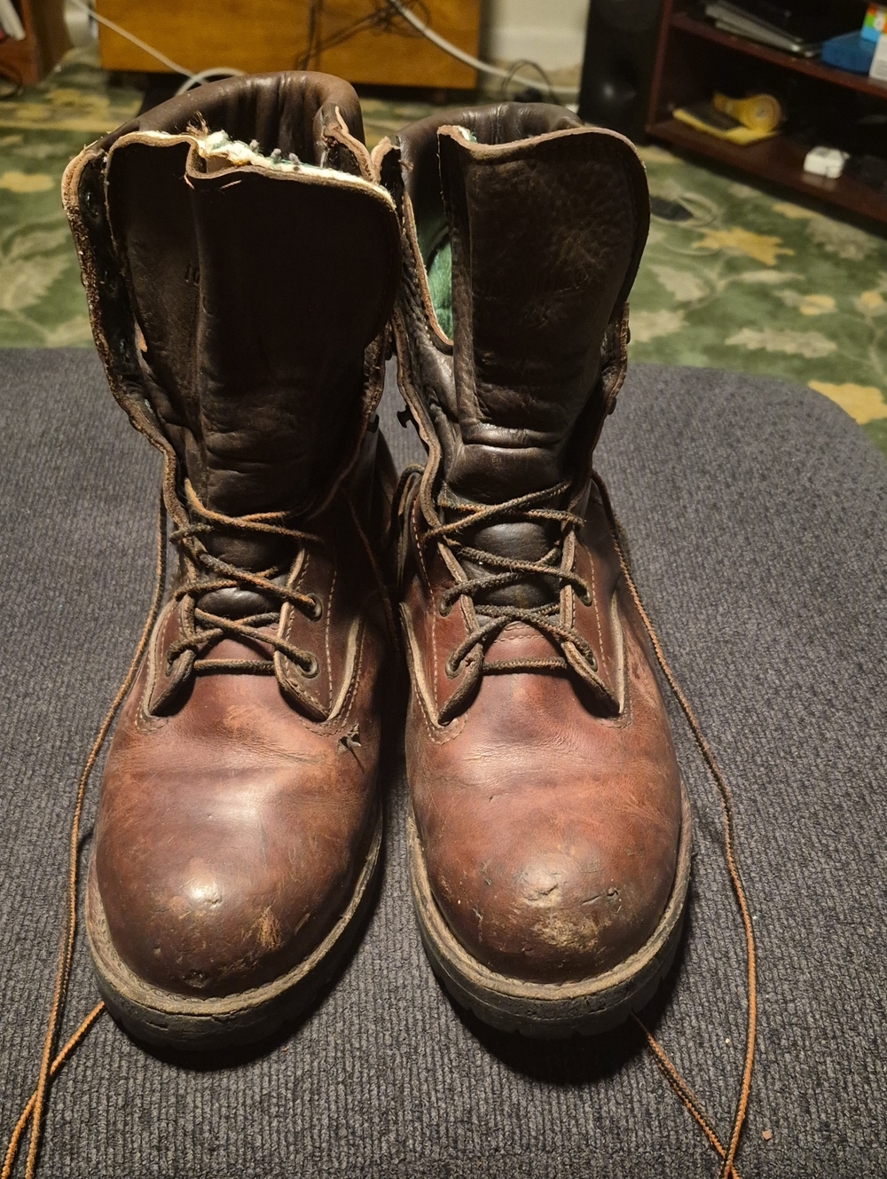 Danner Men's Brown Leather Lace-Up Work Boots